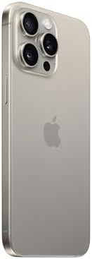 iPhone 15 Pro Max, 256GB, Natural Titanium - Unlocked (Renewed)