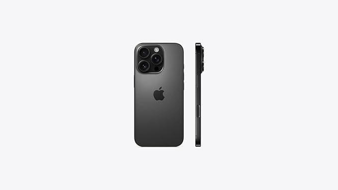 Apple iPhone 16 Pro, US Version, 256GB, Black Titanium - Unlocked (Renewed Premium)