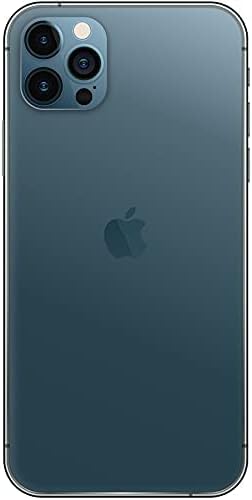 iPhone 12 Pro Max, 128GB, Pacific Blue - Fully Unlocked (Renewed)