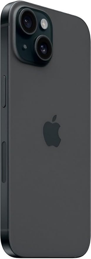 Apple iPhone 15, 128GB, Black - Unlocked (Renewed)