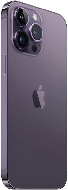 Apple iPhone 14 Pro Max, 128GB, Deep Purple - Unlocked (Renewed)