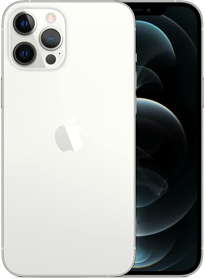 iPhone 12 Pro Max, 128GB, Pacific Blue - Fully Unlocked (Renewed)