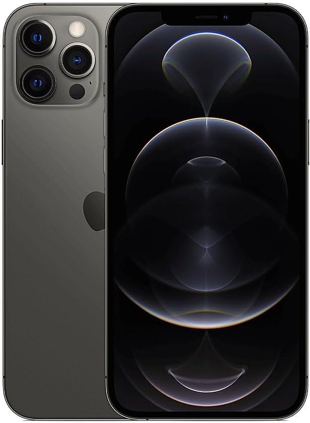 iPhone 12 Pro Max, 128GB, Pacific Blue - Fully Unlocked (Renewed)
