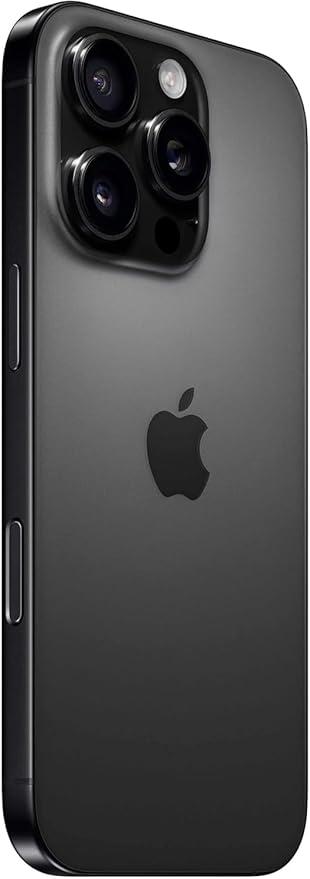 Apple iPhone 16 Pro, US Version, 256GB, Black Titanium - Unlocked (Renewed Premium)