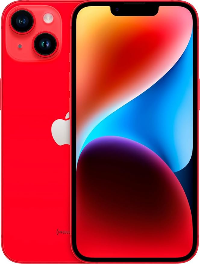 iPhone 14, 128GB, Blue - Unlocked (Renewed)