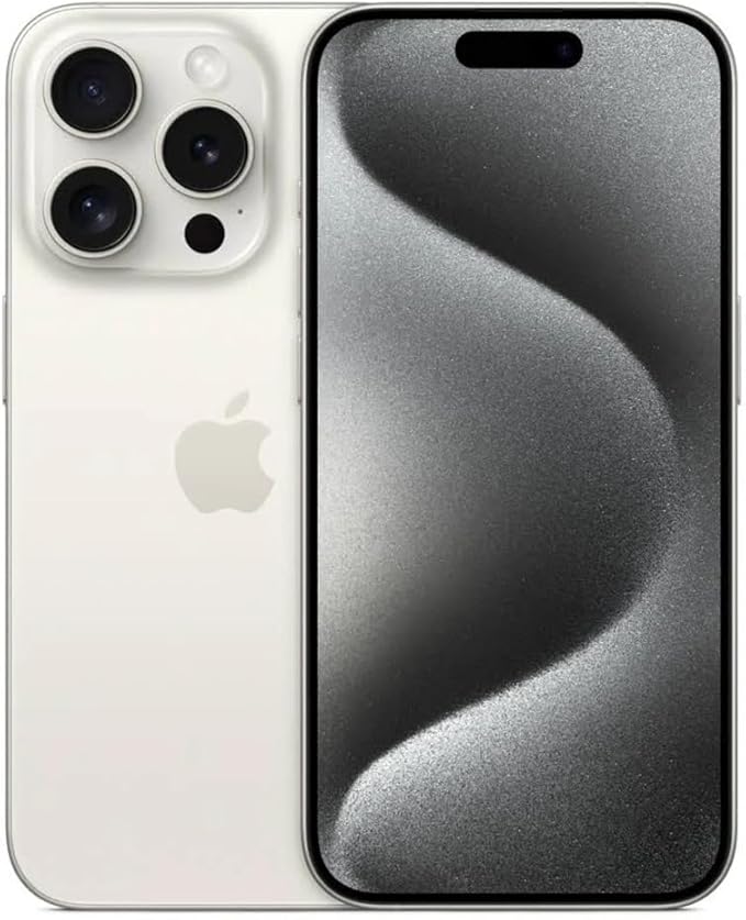 iPhone 15 Pro Max, 256GB, Natural Titanium - Unlocked (Renewed)