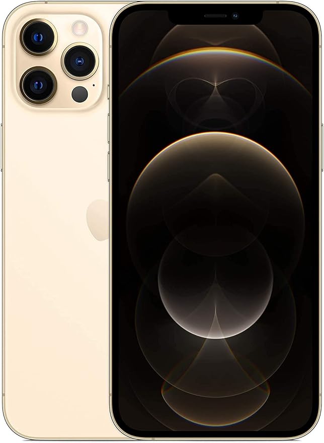 iPhone 12 Pro Max, 128GB, Pacific Blue - Fully Unlocked (Renewed)