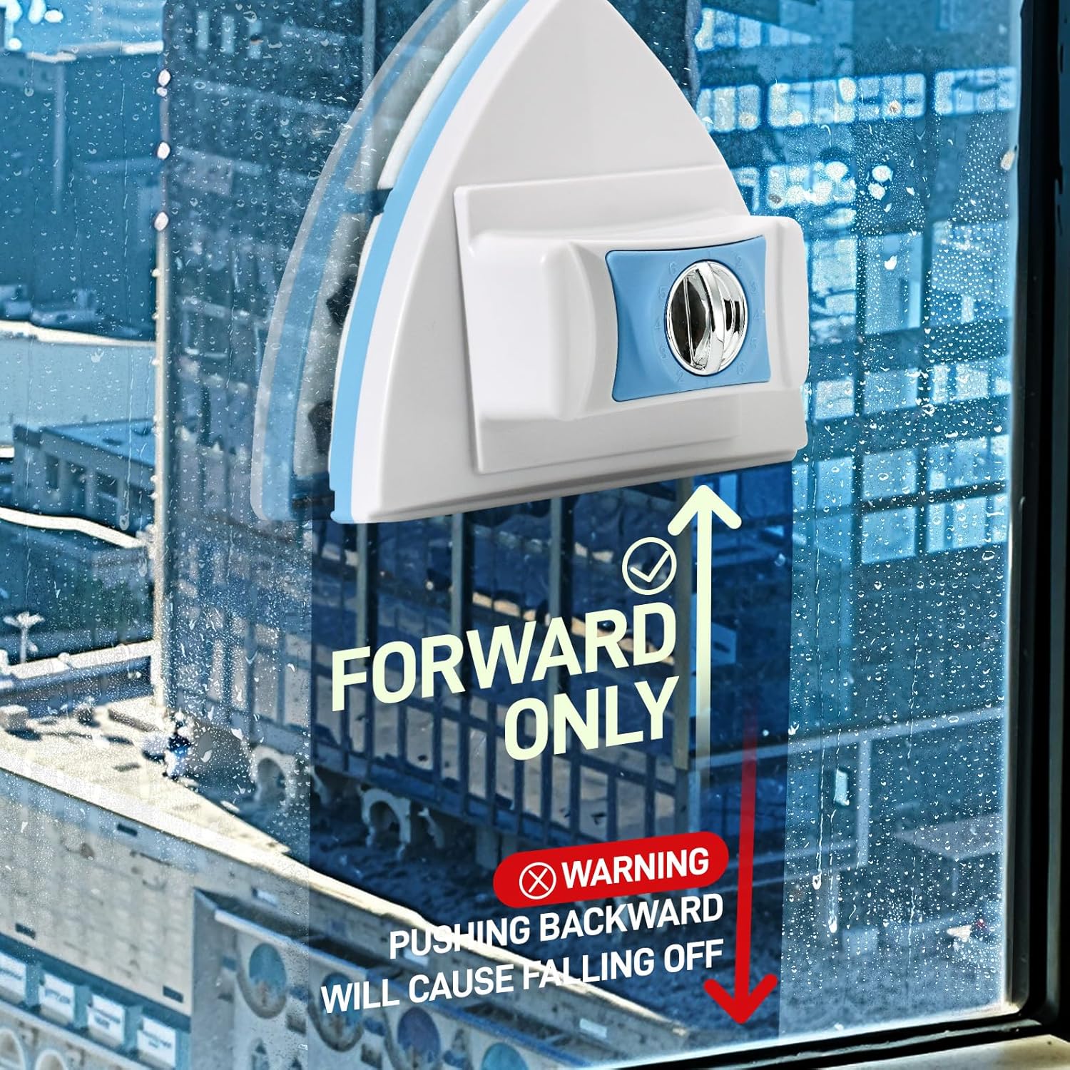 Double-Sided Magnetic Window Cleaner - Adjustable Magnetic Equipment Cleaning Brush Tool