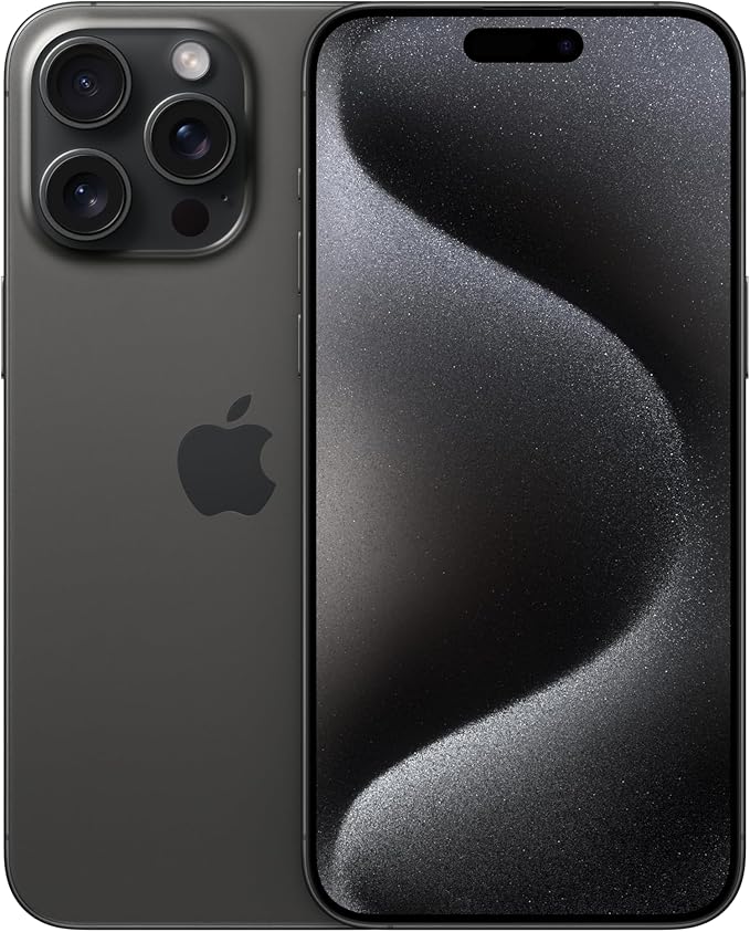 iPhone 15 Pro Max, 256GB, Natural Titanium - Unlocked (Renewed)