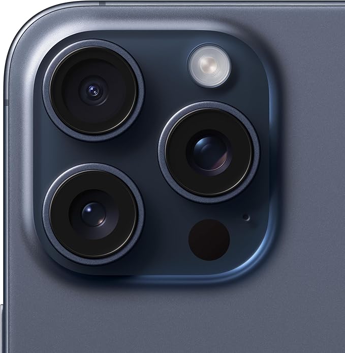iPhone 15 Pro Max, 256GB, Natural Titanium - Unlocked (Renewed)
