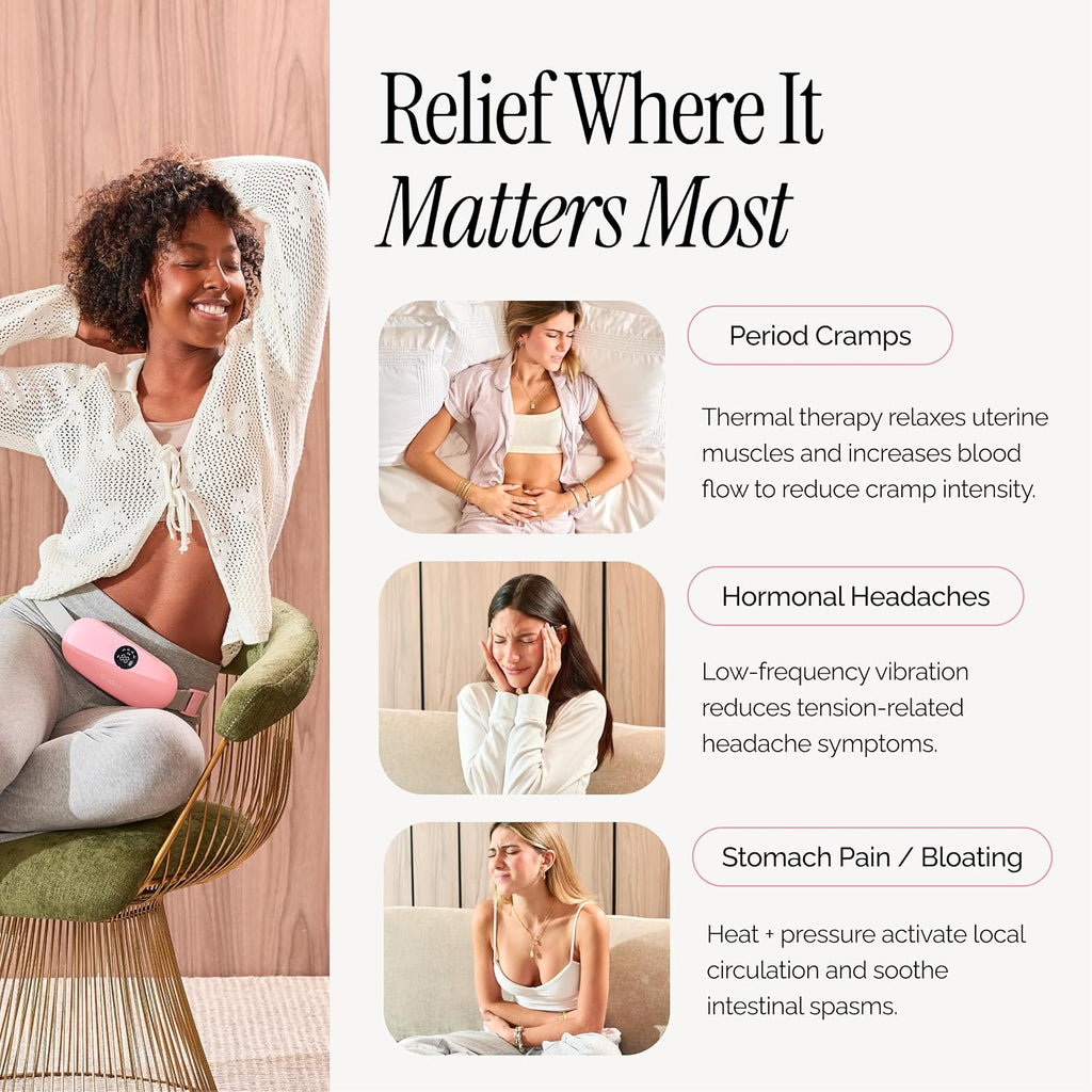 Menstrual Heating Pad for Period Cramps – Portable Heating Pad