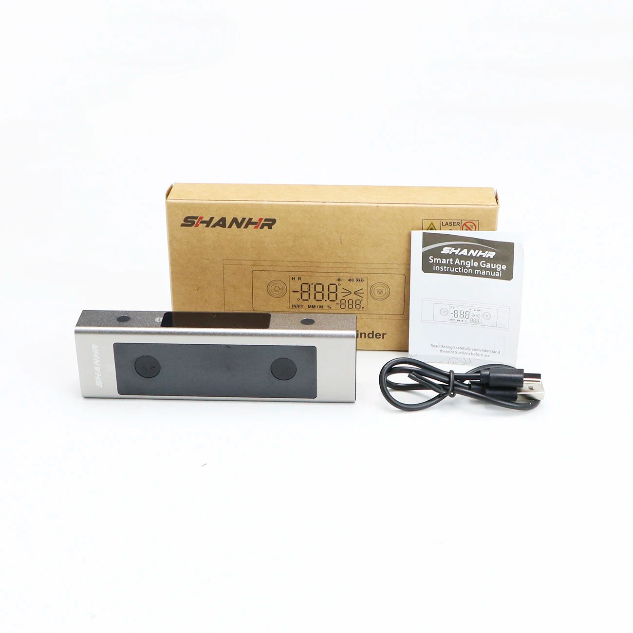 Digital Inclinometer Laser Protractor Type-C