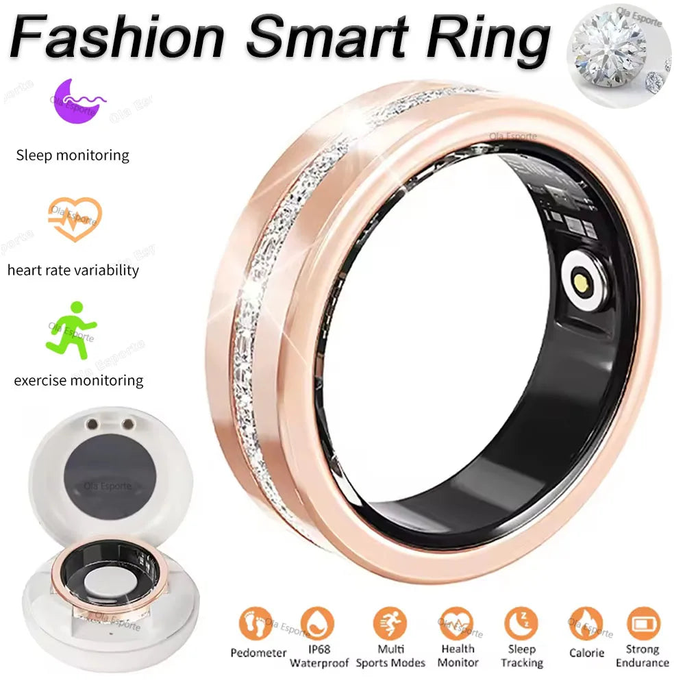 Smart Ring Lady Heart Rate Sleep Health Monitor
