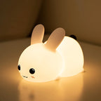 LED Rabbit Silicone Bunny Remote Control RGB Rechargeable Lamp