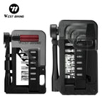 West Biking Bicycle Ratchet Wrench Set Multifunction Bike