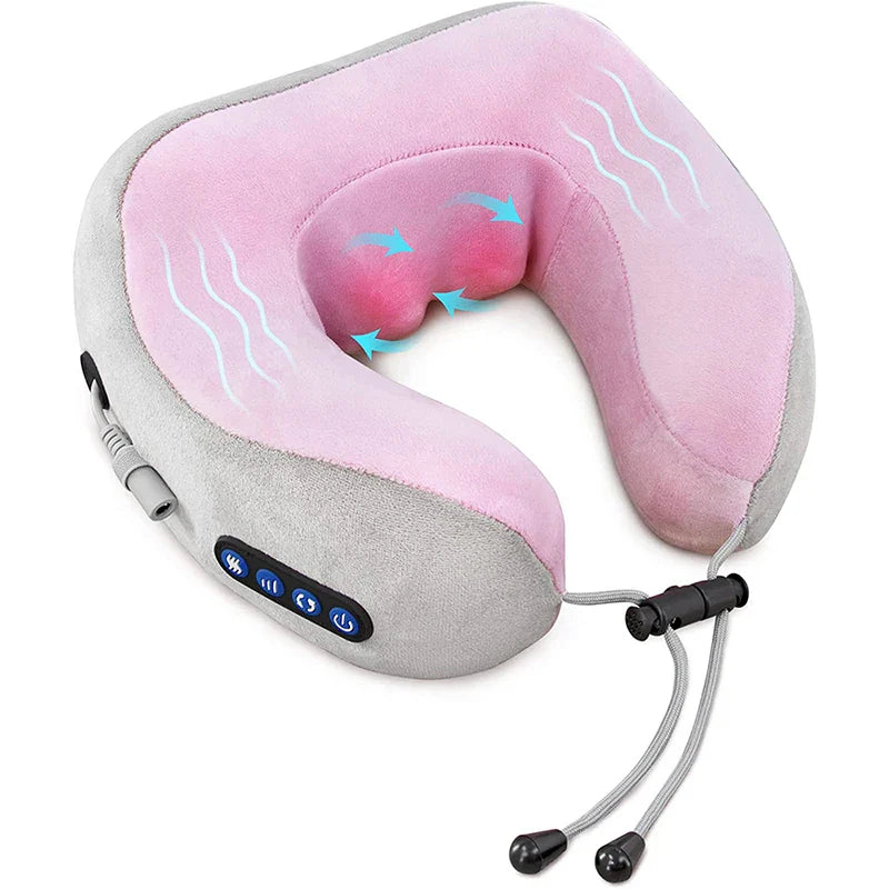 Electric Neck Massager With Heat Vibration