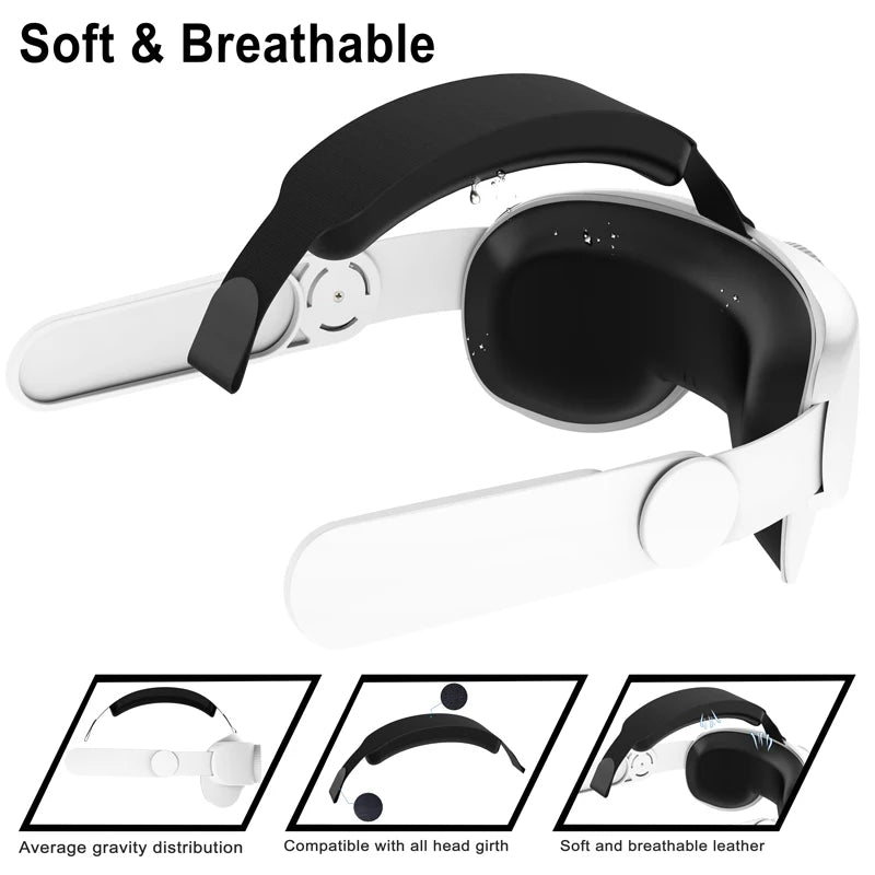 Meta Quest 2/Oculus Quest 2 Elite Strap Adjustable Head Strap