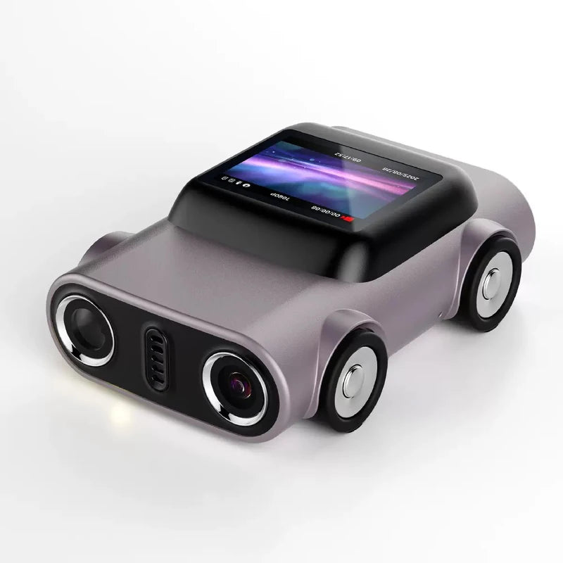 Mini Camera 2K HD Video Recorder Car Shaped Keychain
