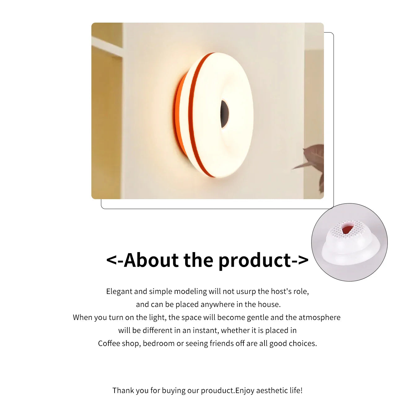 Donut Glass Lamp