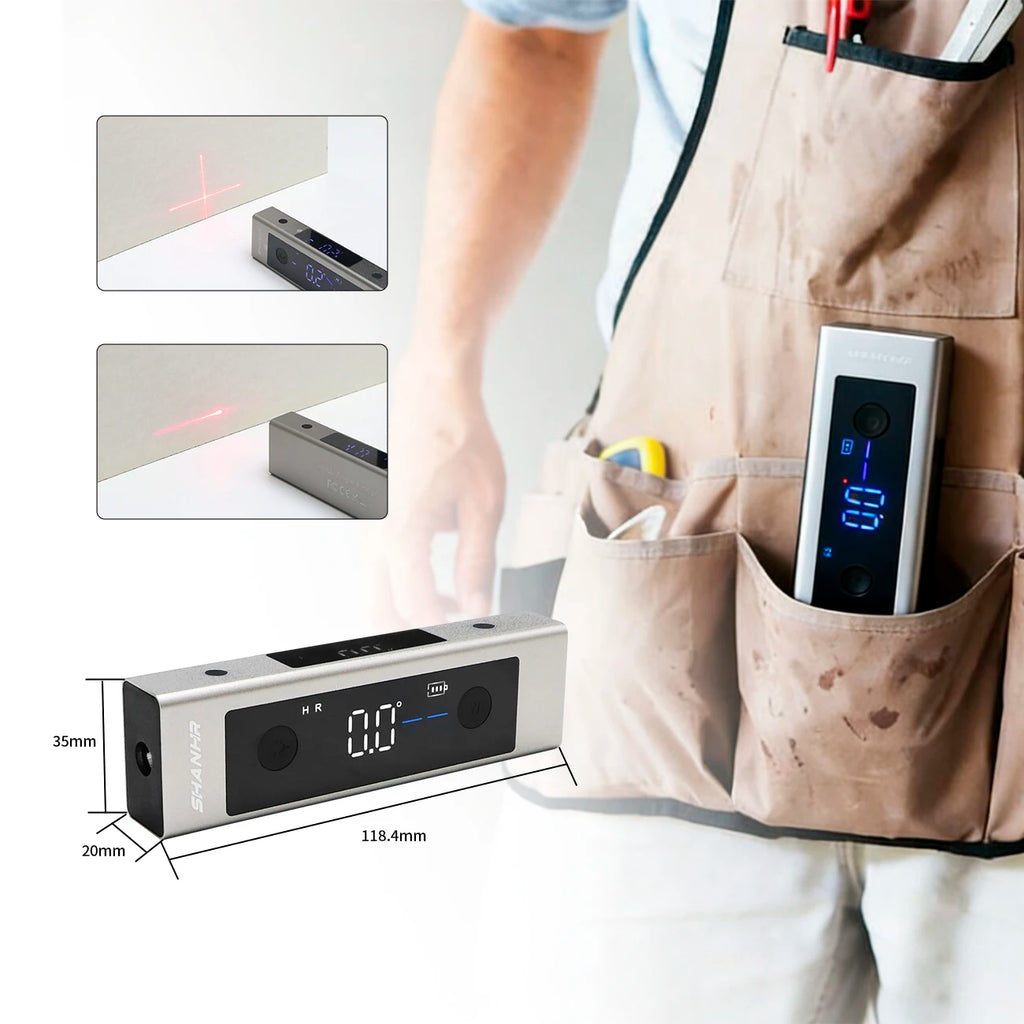 Digital Inclinometer Laser Protractor Type-C
