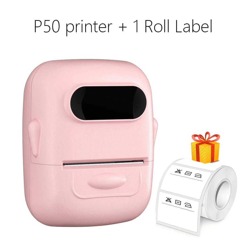 Thermal Label Printer P50 Protable Bluetooth Wireless