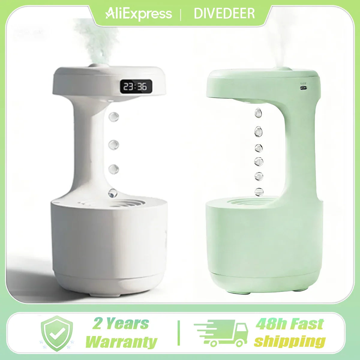 Anti Gravity Water Drop Humidifier