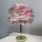 Modern Feather Table Lamp Bedroom Table Lamp