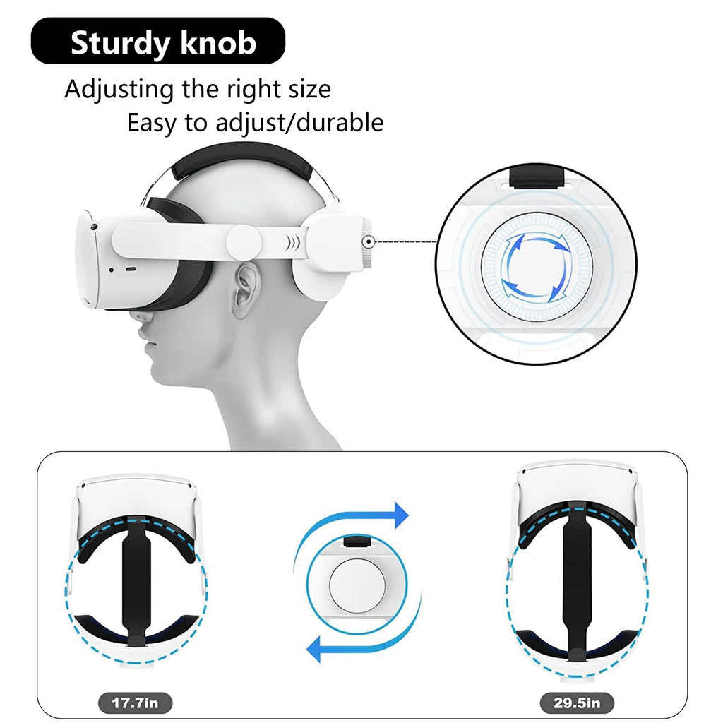 Meta Quest 2/Oculus Quest 2 Elite Strap Adjustable Head Strap