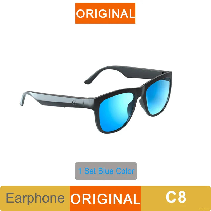 C8 Smart Glasses Headphone Wireless Bluetooth Sunglasses
