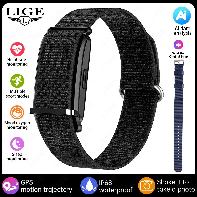 Smart Fitness Bracelet – Heart Rate & Sleep Monitor