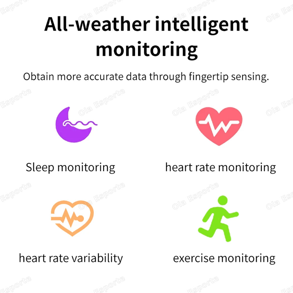 Smart Ring Lady Heart Rate Sleep Health Monitor