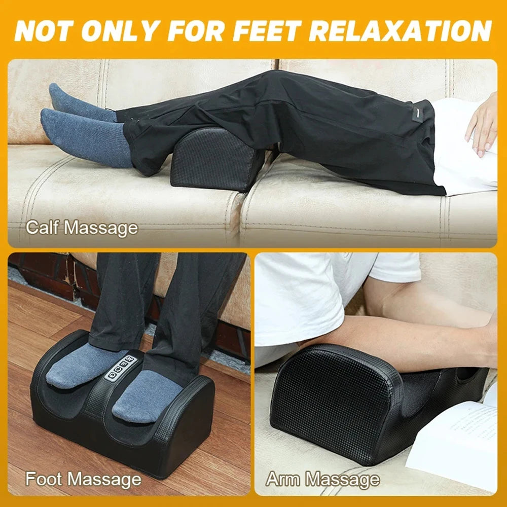 Electric Foot Massager Shiatsu Kneading Deep Tissue Relax Heated Roller