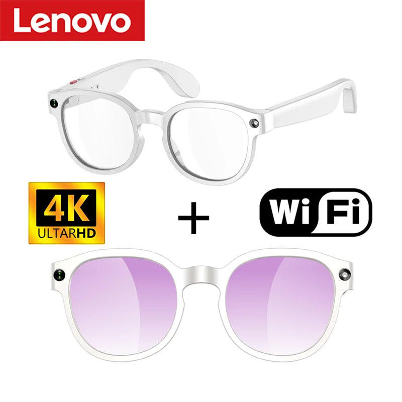 Lenovo AI Smart Glasses HD Camera 4K