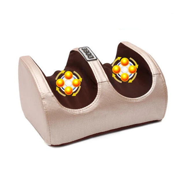 Electric Foot Massager Shiatsu Kneading Deep Tissue Relax Heated Roller