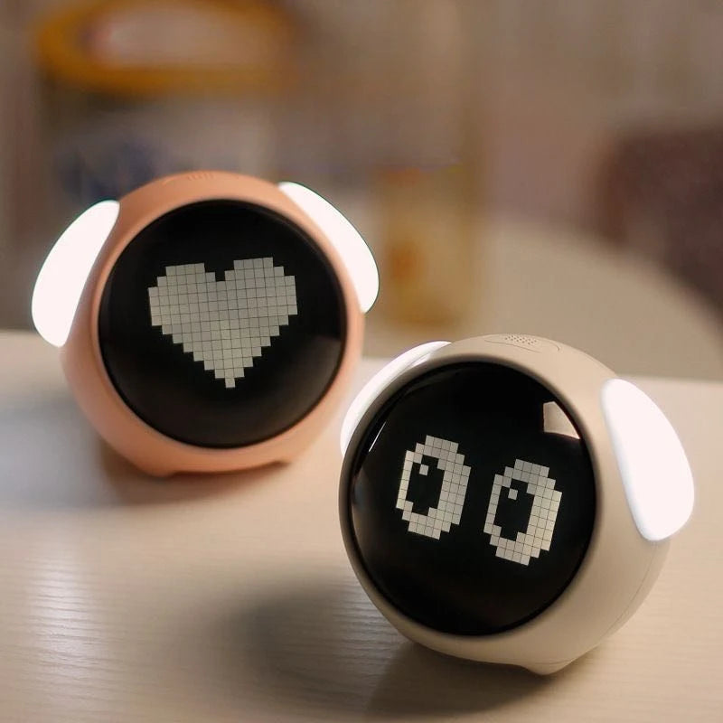 Cute Expression Alarm Clock Snooze Kids