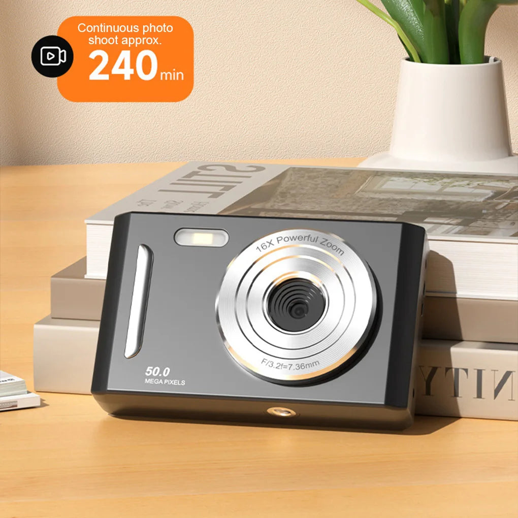 4K Digital Camera Dual Camera Flash 50 Million HD Pixel