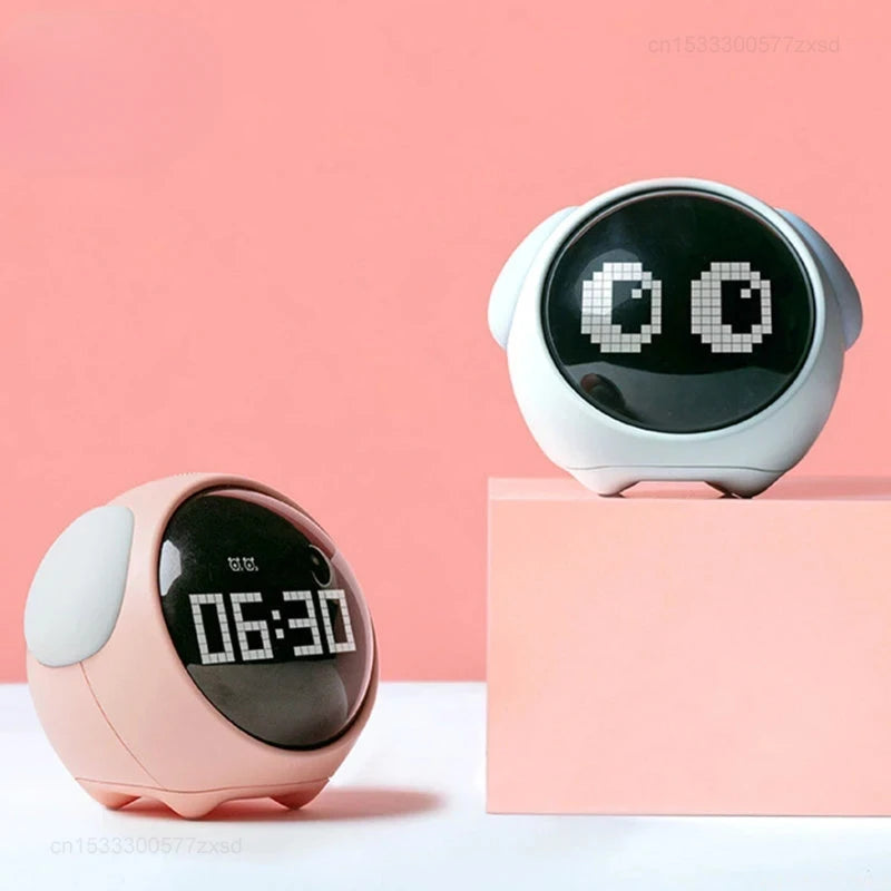 Cute Expression Alarm Clock Snooze Kids