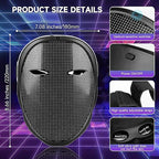 Led Mask with Bluetooth App Control Programmable Face Transforming