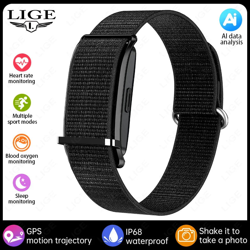 Smart Fitness Bracelet – Heart Rate & Sleep Monitor