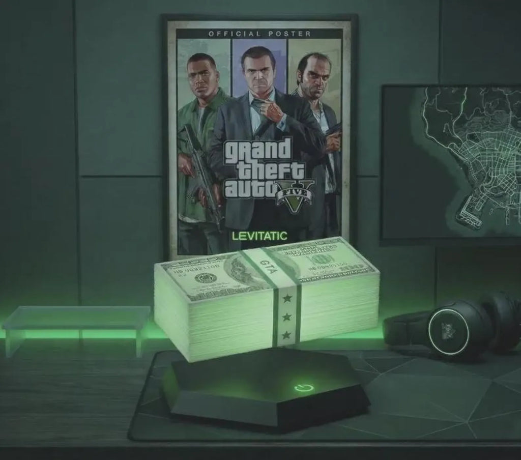 GTA Inspired Floating Money Lamp