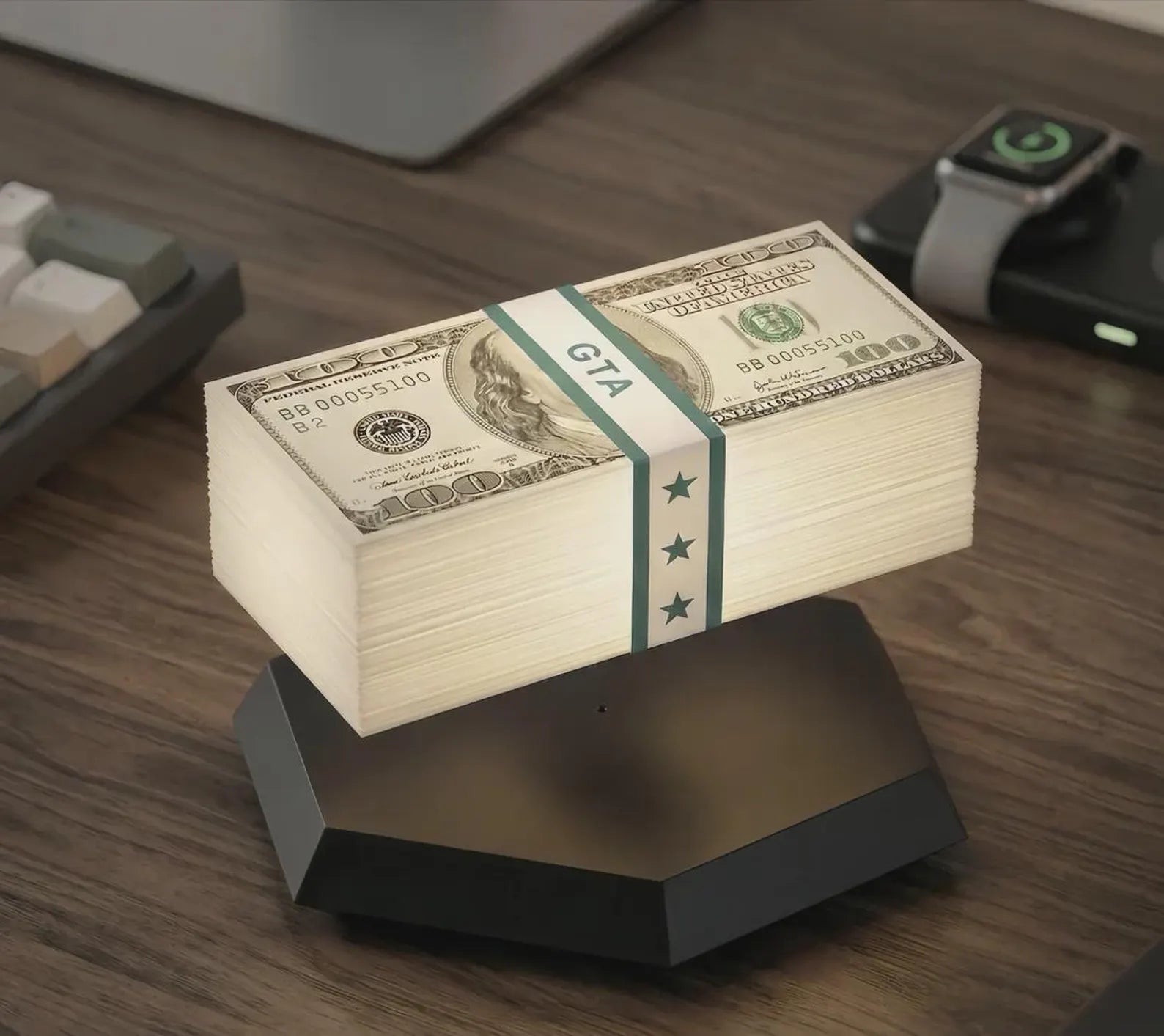 GTA Inspired Floating Money Lamp
