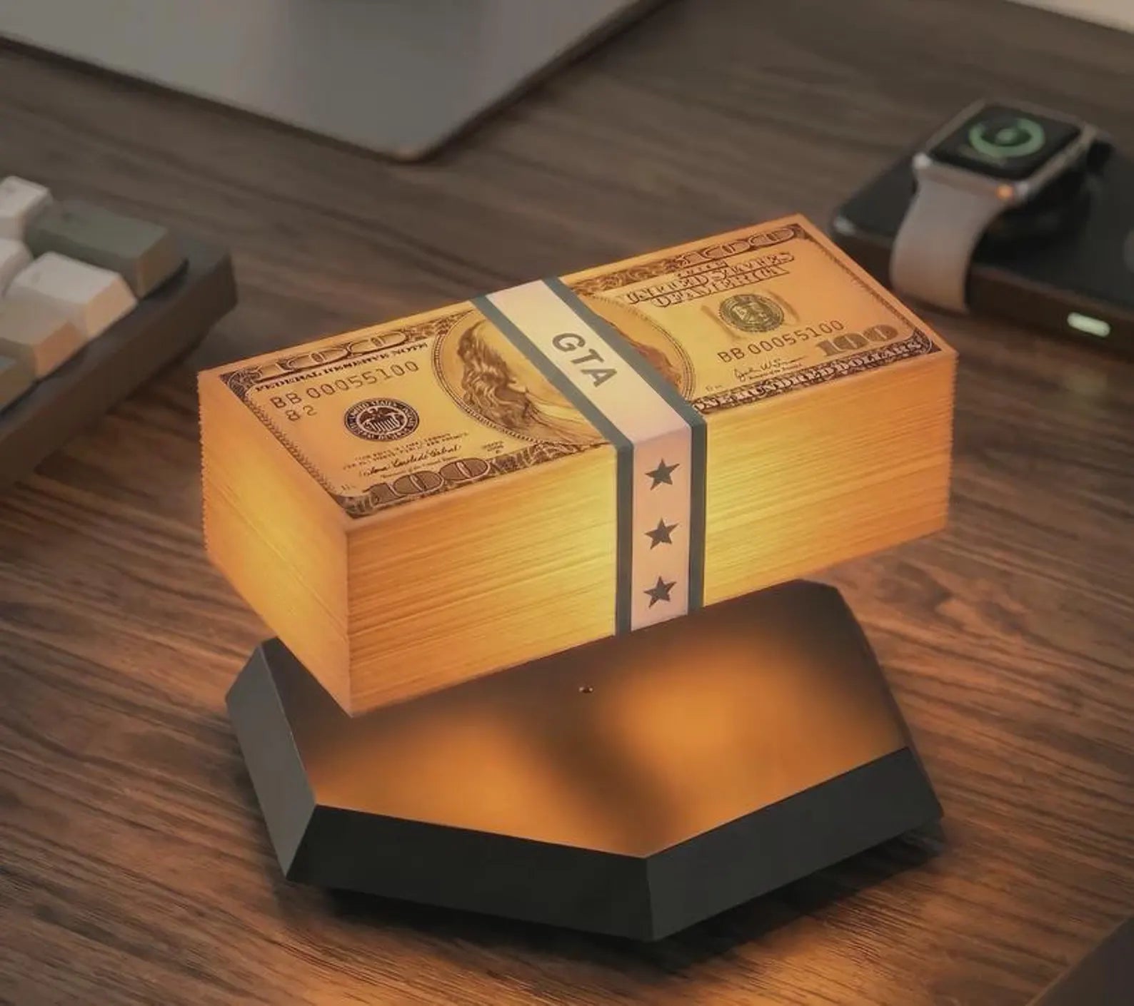 GTA Inspired Floating Money Lamp