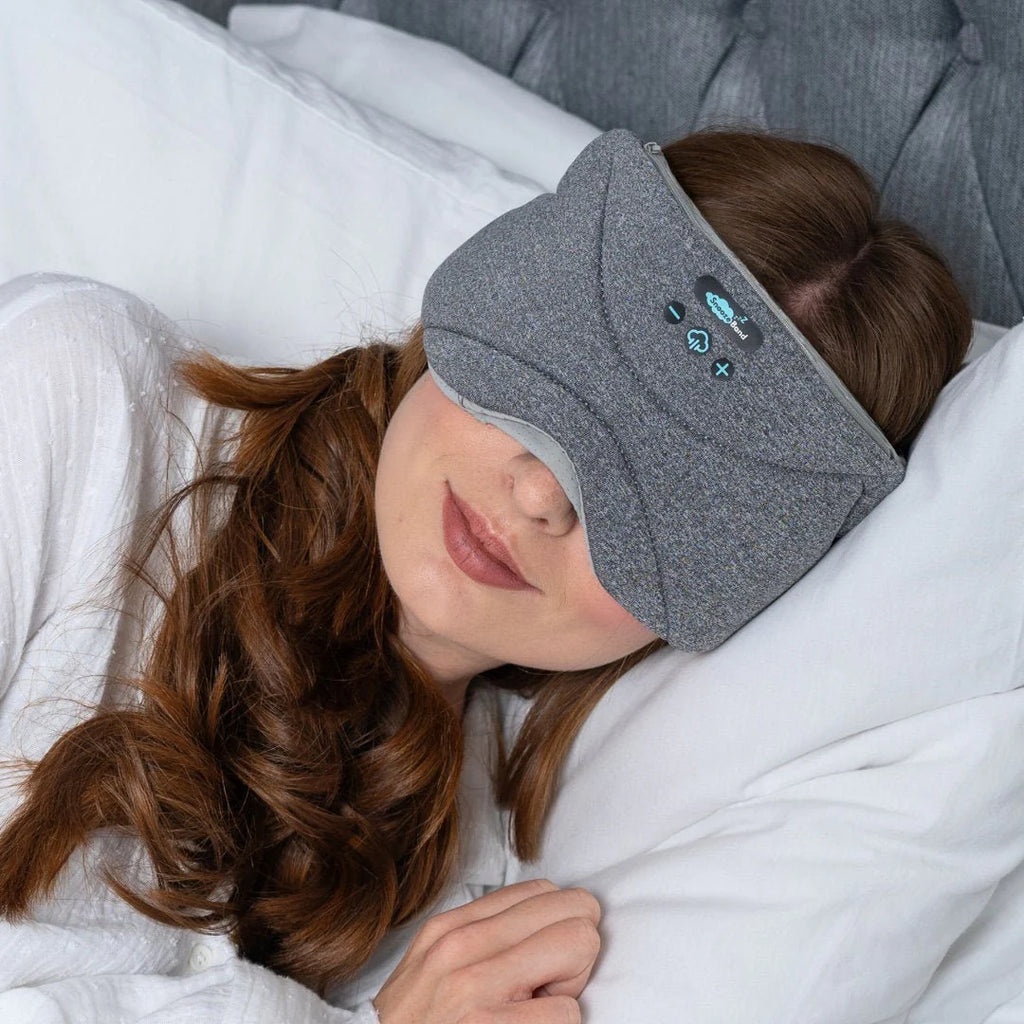 SnoozeBand™ Deluxe - Sleep Mask Headphones
