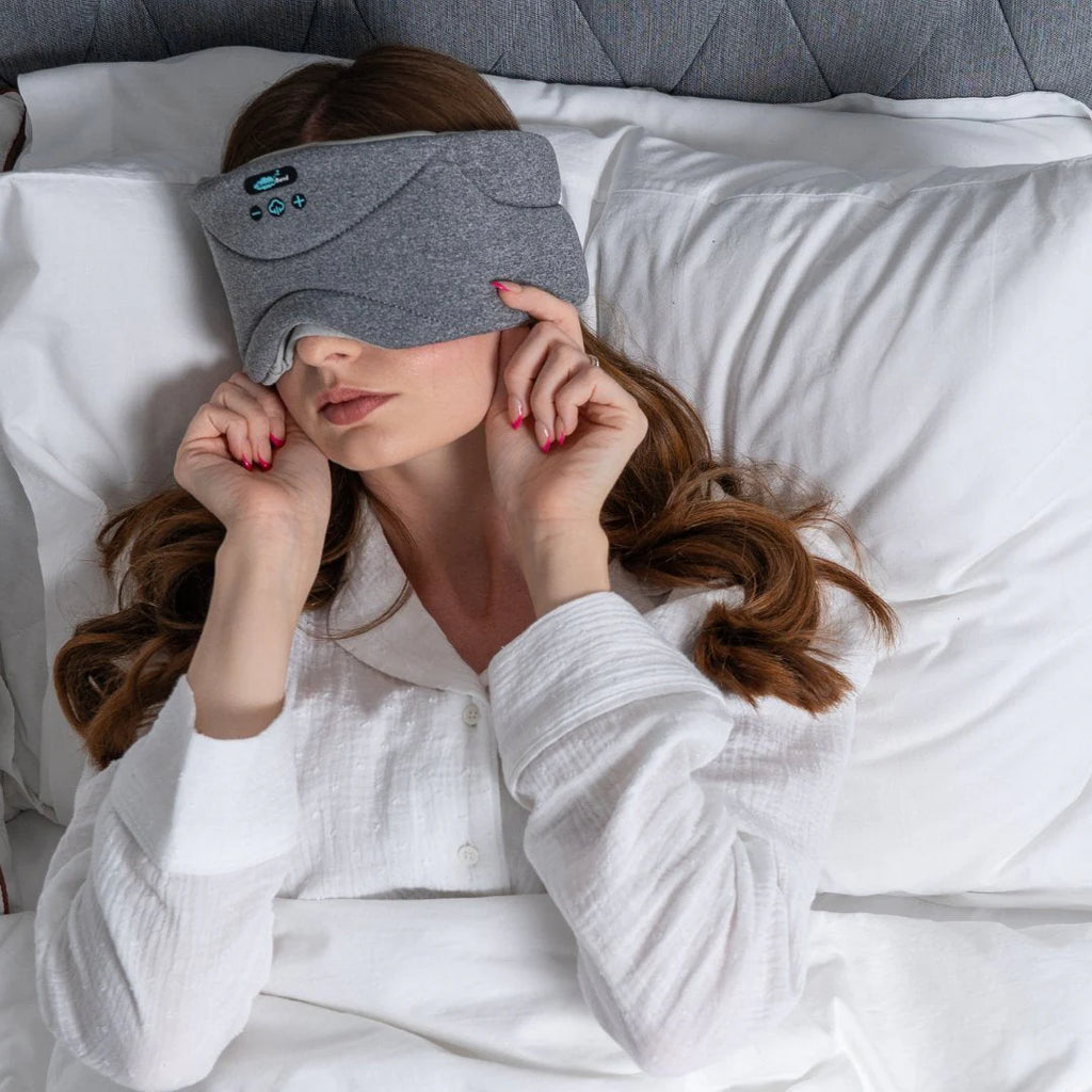 SnoozeBand™ Deluxe - Sleep Mask Headphones