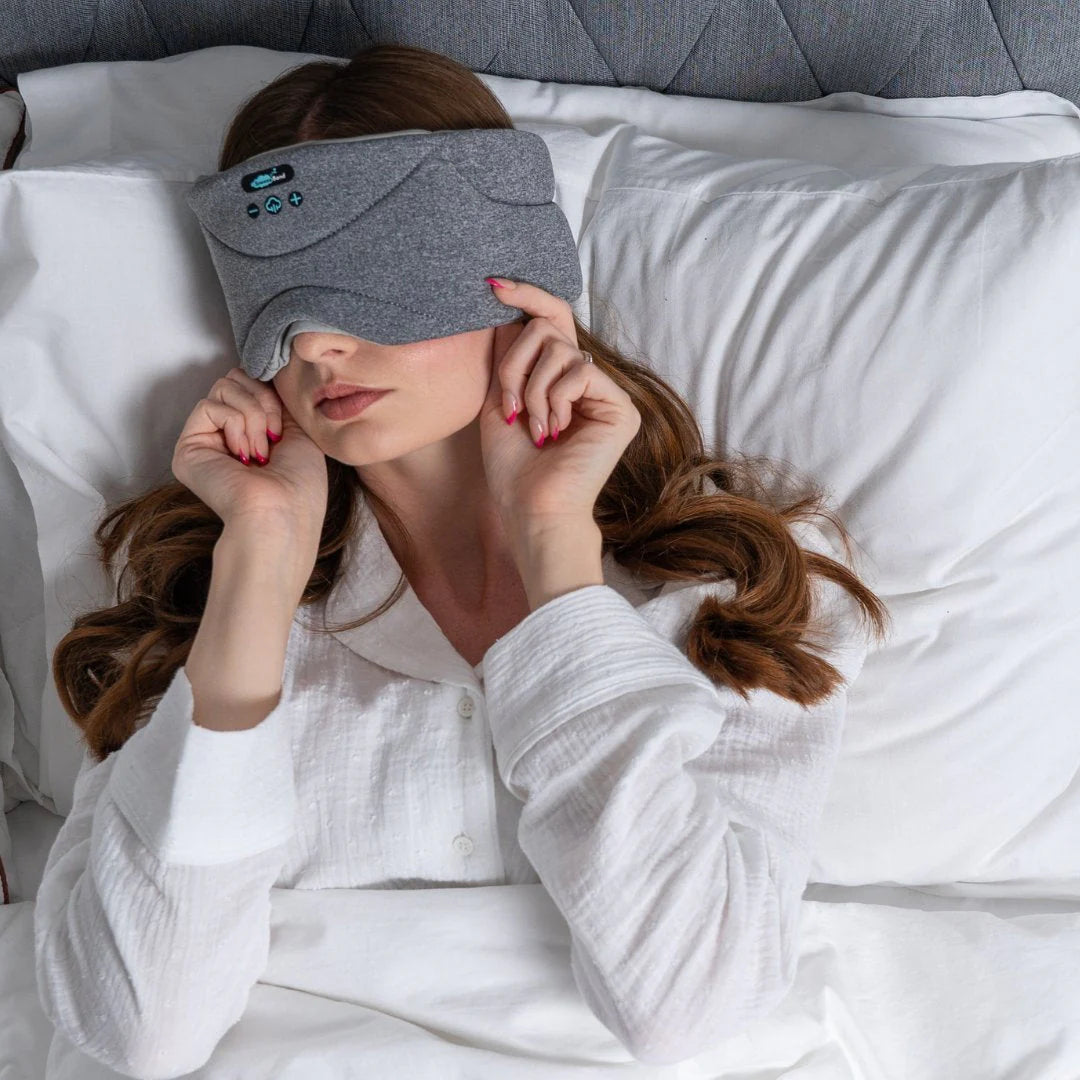 SnoozeBand™ Deluxe - Sleep Mask Headphones