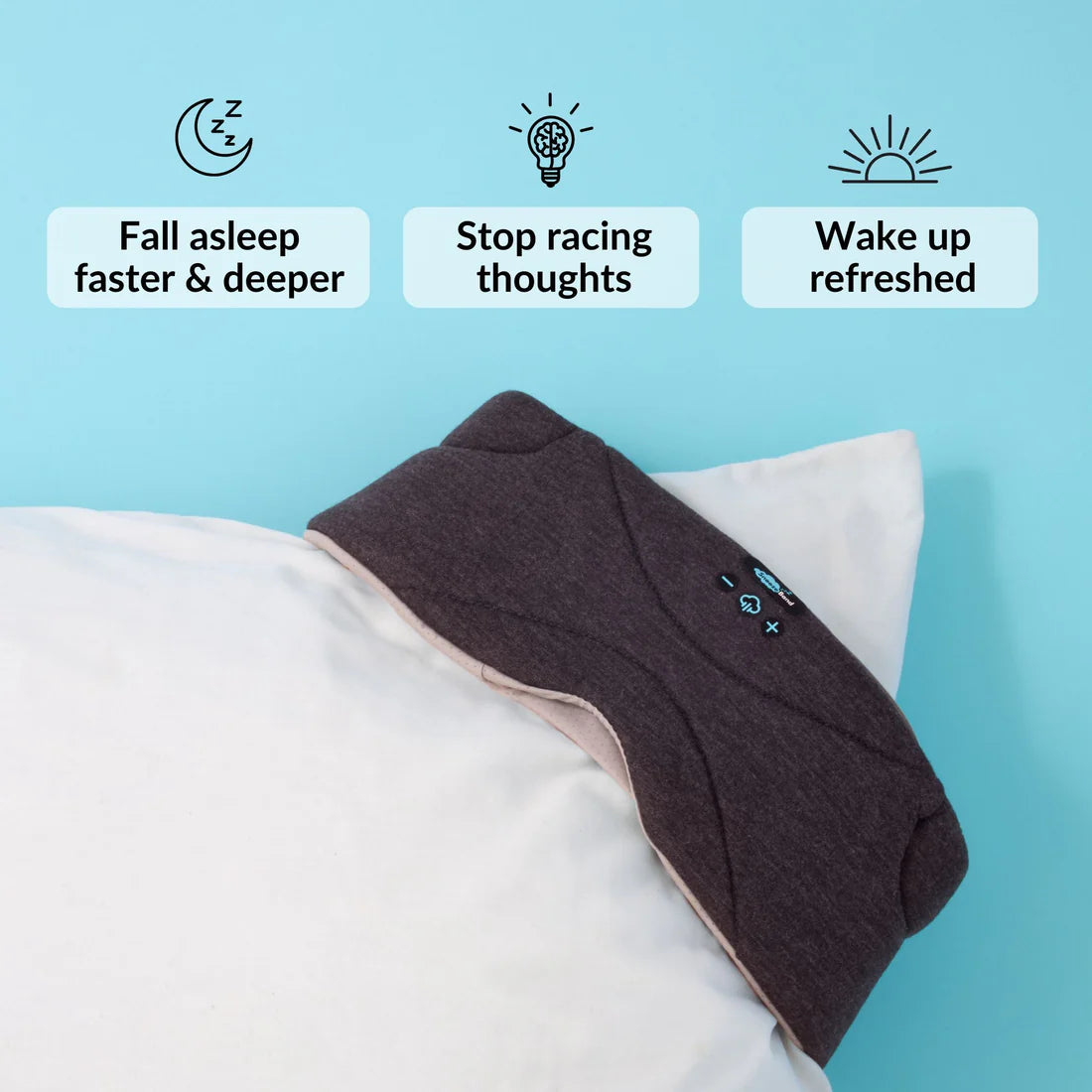 SnoozeBand™ Deluxe - Sleep Mask Headphones